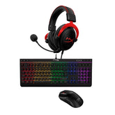 HyperX Kombi-paket – Cloud II + Alloy Core RGB + Pulsefire Haste 2 Core